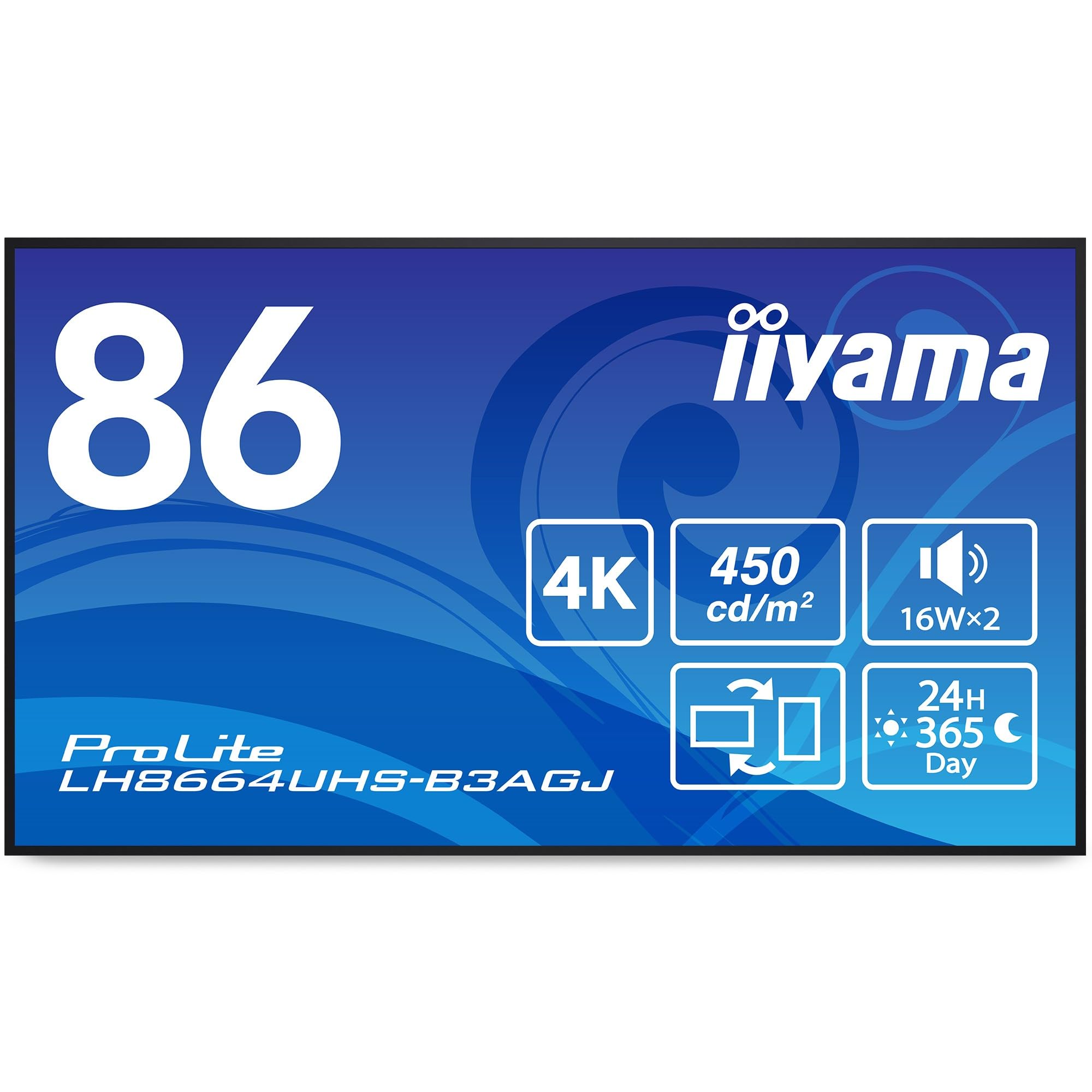 Amazon.co.jp: iiyama デジタルサイネージ 85.6インチ 4K 屋内 24時間